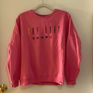SUPERDRY PINK sweatshirt size US6